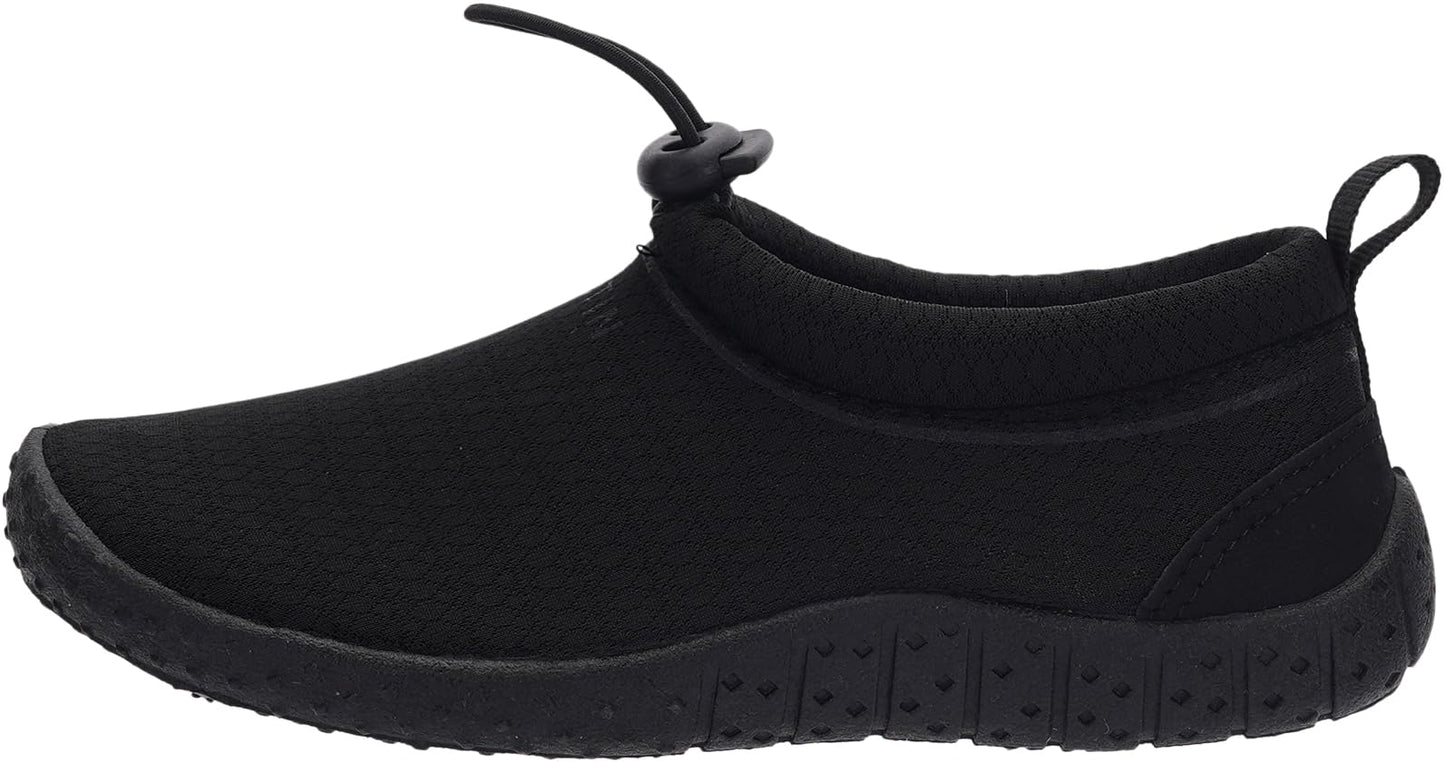 WHITIN Water Shoes for Little Kids Aqua Barefoot Swim Sneakers Beach Minimalist Size 1 Boys Girls Zero Drop Outdoor Surf Boating Kayak Sand Walking Socks All Black 31