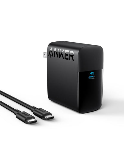 Anker MacBook Charger, Compact and Foldable 100W USB C Charger for MacBook Air, Samsung Galaxy, iPad Pro, and More, 5FT USB C Cable Included