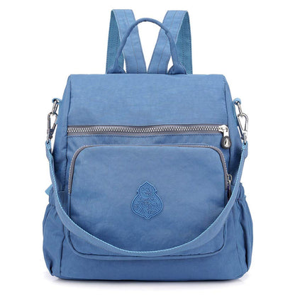 Estwell Women Backpack Ladies Rucksack Handbag Anti-theft Waterproof Nylon School Bag Travel Casual Daypack Fashion Shoulder Bag, Blue