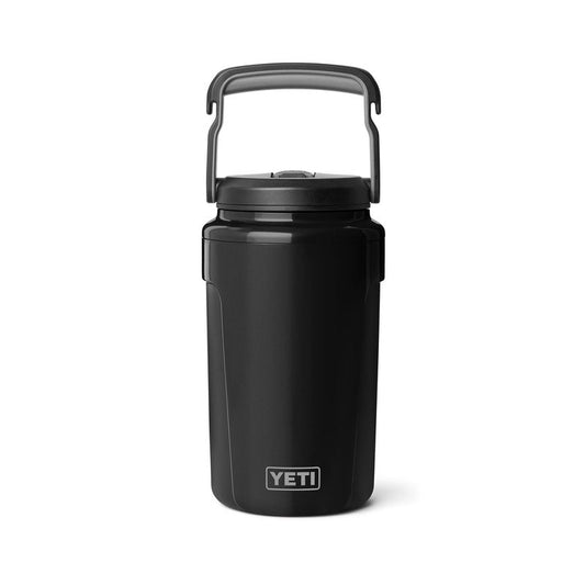YETI Silo Half Gallon Insulated Straw Cap Water Jug – Leakproof, Lightweight Sports Bottle with Fence Hook Handle – Keeps Drinks Ice-Cold – Ideal for Gym, Sports & Tournaments, Black