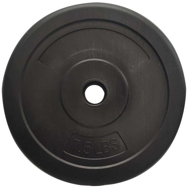 BalanceFrom Fitness 40 Pound 14 Item All Purpose Vinyl Weight Dumbbell Set with 2.5 Pound and 7.5 Pound Weights and Collar Locks, Black