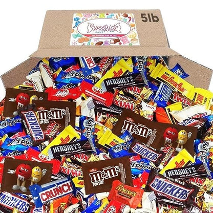 Chocolate Candy variety pack - 5 pound, Assorted Bulk Chocolate Mix, Office Candy Assortment for Birthday Party, Kids, College Students & Adults.