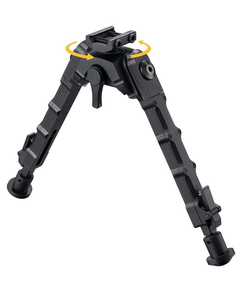 CVLIFE Rifle Bipod Picatinny Bipod 360 Degrees Swivel Tilt Foldable for Hunting and Shooting