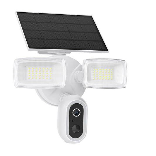 Onforu Solar Flood Light Camera, 2K Wireless Outdoor Floodlight Security Cam with USB-C Rechargeable, Motion Detection, Color Night Vision, 2.4GHz WiFi, Siren, 24/7 Recording, Works with Alexa, IP65