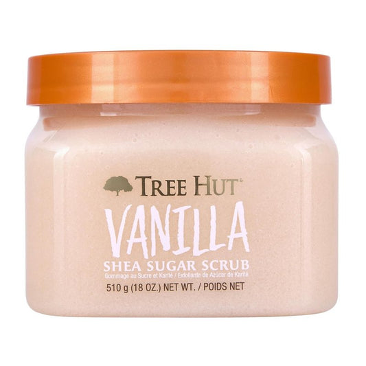 Tree Hut Vanilla Shea Sugar Scrub - Exfoliating & Hydrating Body Scrub with Shea Butter | 18 oz, Vegan, All Skin Types