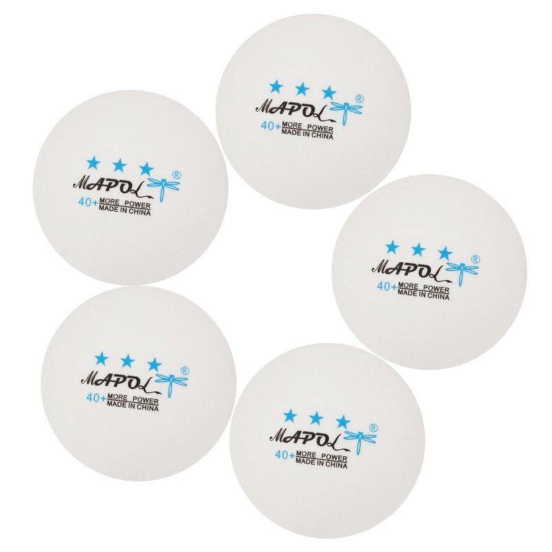 MAPOL 100 Pack White 3-Star Table Tennis Balls Advanced Training Ping Pong Ball