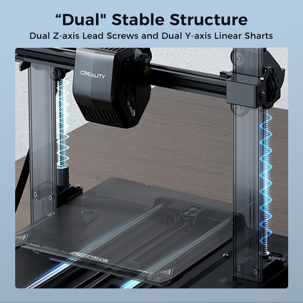 Creality Ender 3 V3 SE 3D Printer with CR Touch Auto Leveling, Sprite Direct Extruder, Dual Z & Y-axis, 250mm/s FDM Speed and 8.66 x 8.66 x 9.84in Print Size - Upgraded for Easy Beginners