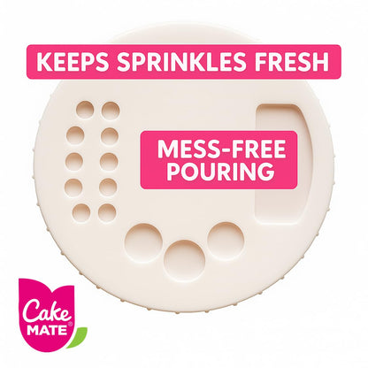 Cake Mate Halloween Sprinkles for Desserts - Black, Orange and Green Sprinkle Blend, 26oz Bottle with Easy Pour Lid, Great for Baking or Decorating Cookies, Icecream, Brownies and more