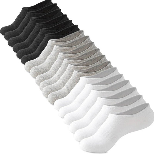 Loucey No Show Socks Invisible Socks Men Women Cushioned Low Cut Ankle Sock for Running Gym Hiking, 9 Pairs(mix colors Small)