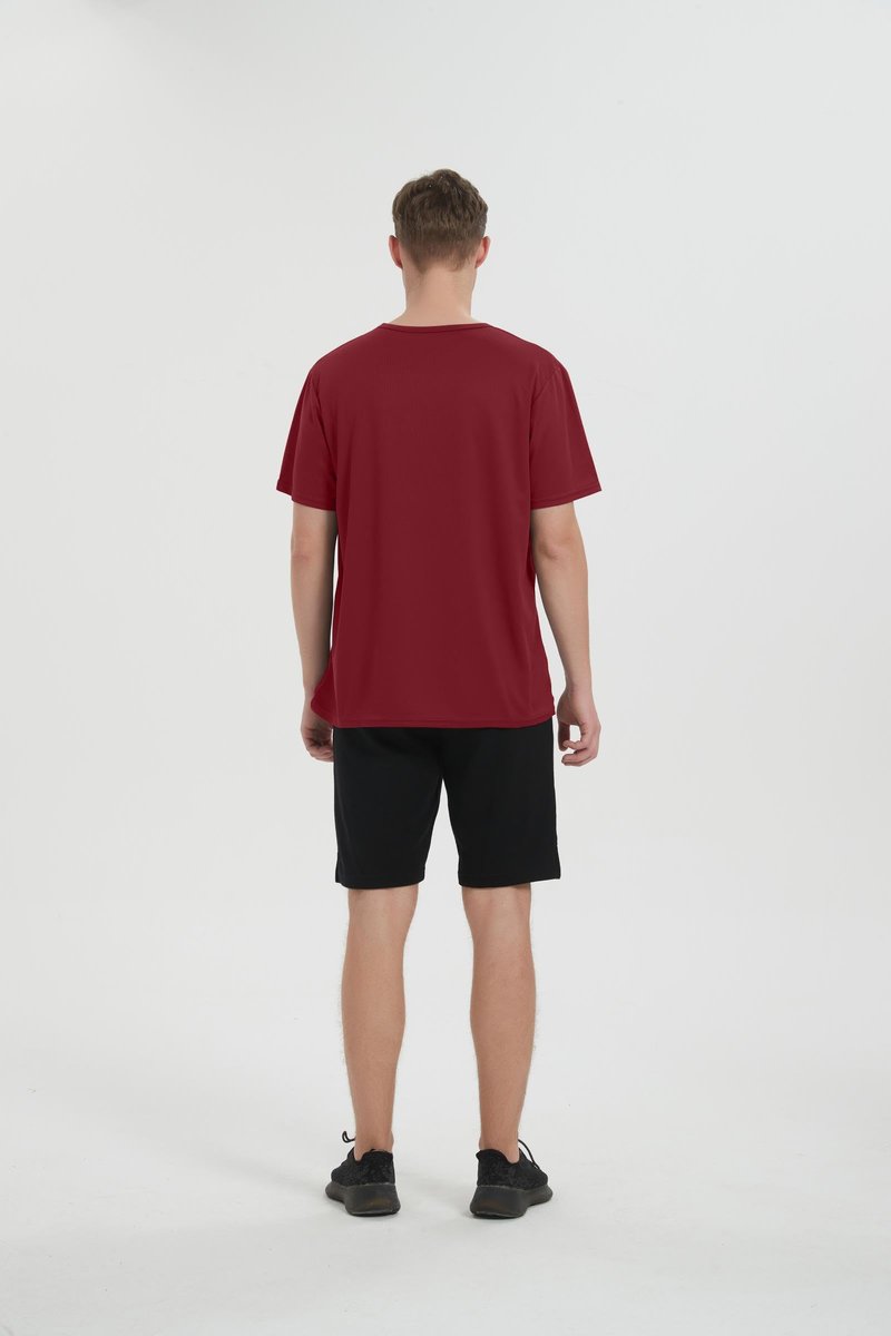 5 Pack Mens Active T-Shirts Crew Neck Athletic Short Sleeve Tops Moisture Wicking Running Tee Tops