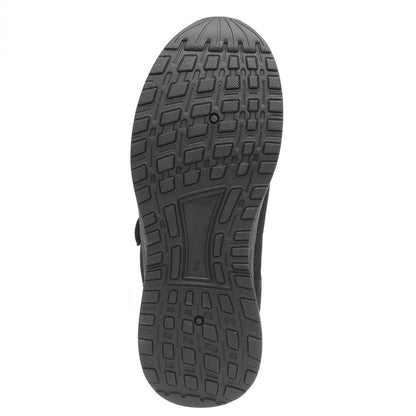 XL Kids Black Easy Fasten Trainer - Size 2 UK - Black
