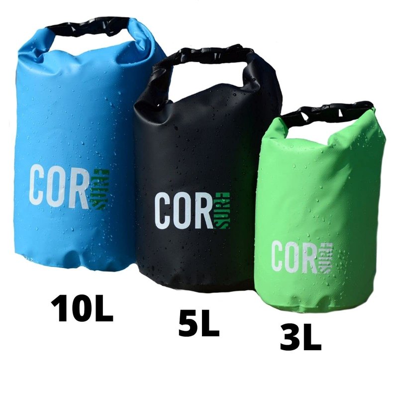 COR Surf Floating Waterproof Dry Bag 3L | 5L |10L | 15L Roll Top Sack Keeps Gear Dry for Kayaking, Rafting, Boating, Swimming, Camping, Hiking, Beach, Fishing