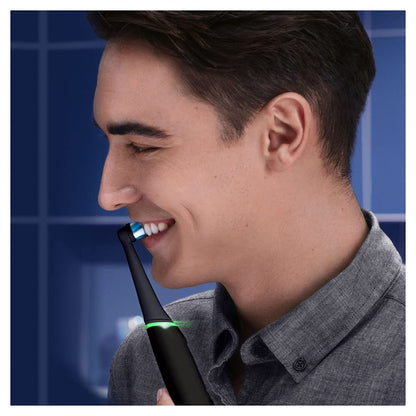 Oral-B iO Series 6 Electric Toothbrush/Electric Toothbrush, 5 Cleaning Modes for Dental Care, Magnetic Technology, Display & Travel Case, Gift Man/Women, Designed by Braun, Black Lava