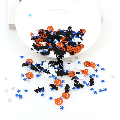 Hosfairy Halloween Confetti - Ghost Pumpkin Bat Witch Spider Throwing Confetti for Parties 100g/3.5Oz