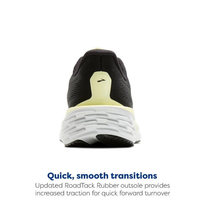 Brooks Women’s Launch 12 Neutral Running Shoe - Black/Luminary/Oyster - 8 Medium