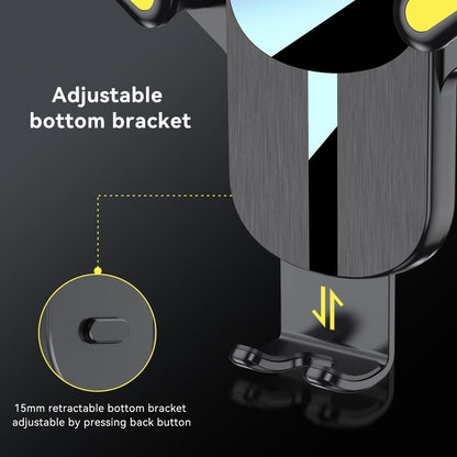 Car Phone Holder Mount Phone Mount for Car Windshield Dashboard Air Vent Universal Hands Free Automobile Cell Phone Holder Fit for iPhone Smartphone