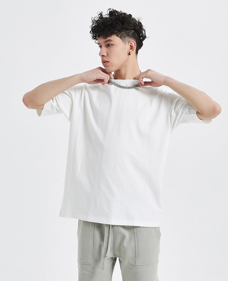 3 Pack Mens Oversized T-Shirts Fashion Loose Fit Crewneck Tshirt Streetwear Heavyweight Short Sleeve Tee Shirt Gym Workout Tops(WTNVBK,M)