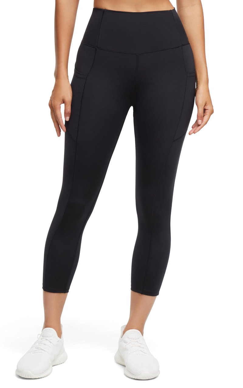Marika Women's 20" Malina Mesh Pocket Capri, Black, X-Large