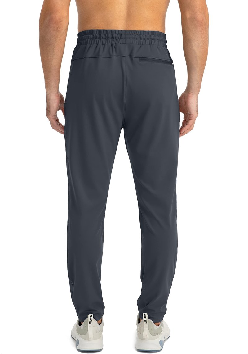 G Gradual Men's Sweatpants with Zipper Pockets Tapered Joggers for Men Athletic Pants for Workout, Jogging, Running (Grey, 3X-Large)