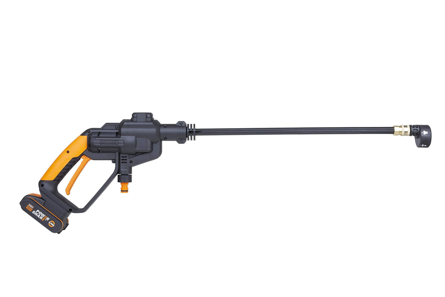 WORX WG620E.4 Hydroshot Cordless Portable Pressure Washer Cleaner Kit - Power Washer with 2 Batteries, Adjustable Pressure Settings for Garden, Patio, Car Wash & More, 320 PSI (22 Bar), 120 l/h