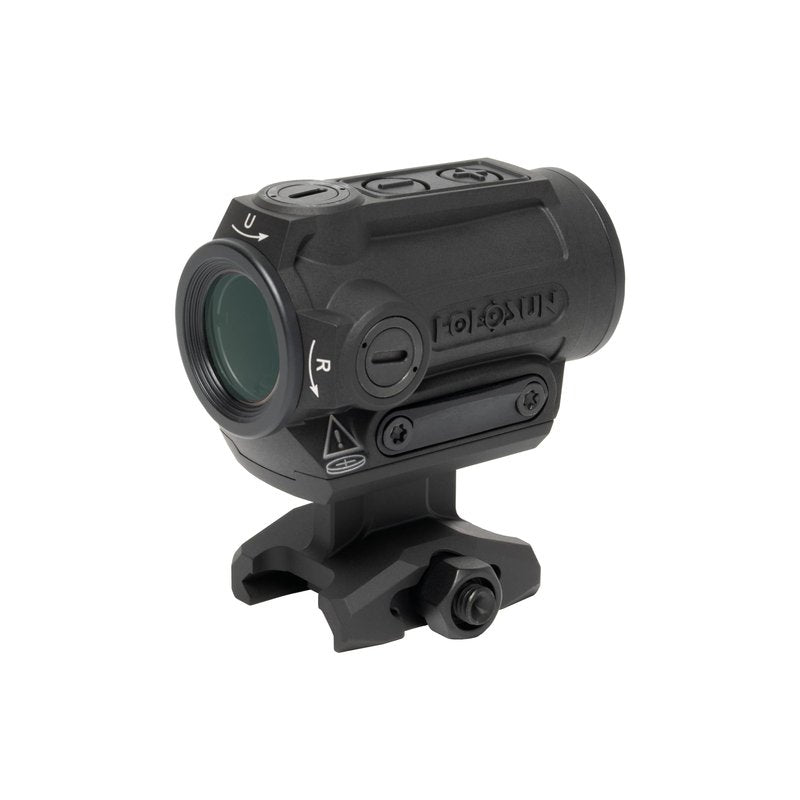 Holosun ARO-CORE Red Dot Sight with Shake Awake, 22mm Optical Window, 12 Brightness Settings, Co-Witness & Low Mounts Included (2 MOA, Red)