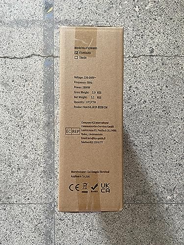 DONYER POWER Convector Radiator Heater 2000W Room Heating with Adjustable Thermostat