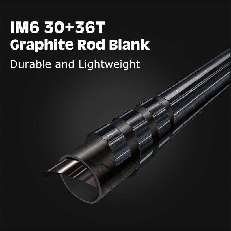 Goture Fly Fishing Rod 4-Piece 9-Feet Lightweight Ultra Portable Fly Fishing Pole Carbon Fiber Fly Rod Fishing Rod