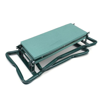 ChengHao Garden Kneeler Seat Garden Stools Foldable Stool with Tool Bag Pouch EVA Foam Pad Capacity-Protects Your Knees for Gardening(Large-23.6" x 10.6" x 19.3") Tool kit（wh000005）