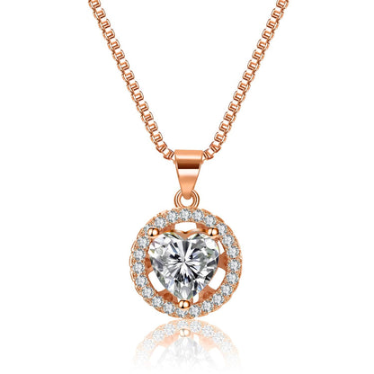 Gifts for Women Jewelry Sets, 4 Pieces Rose Gold Women's Watch Necklace Earring Bracelet Birthday Gifts for Women's Jewelry Sets for Women Gift for Wife Girlfriend Her Birthday Gift for Mom Mother