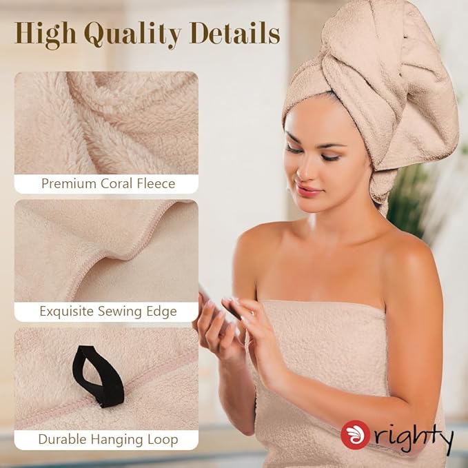 Orighty Microfiber Bath Towels Pack of 4