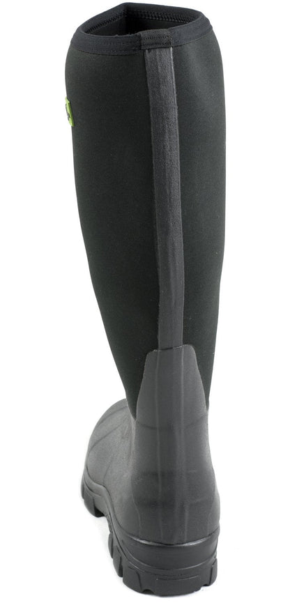 Michigan Black Neoprene Waterproof Wellington Muck Field Fishing Boots Size 9