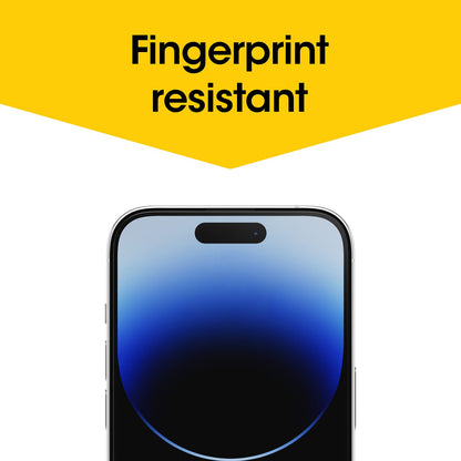 OtterBox TRUSTED GLASS Screen Protector for iPhone 14 Pro (ONLY), Flawless Touch Response, Fingerprint Resistant, Precision Fit, Vibrant Clarity