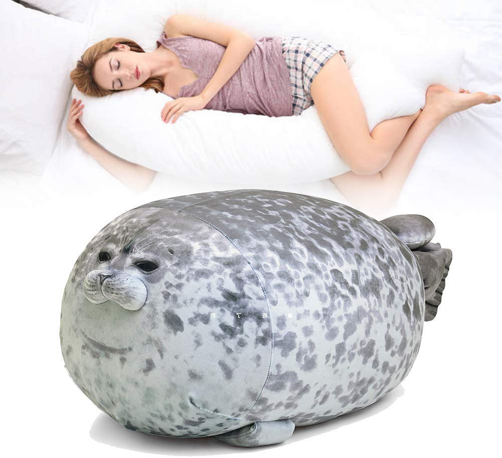 ETAOLINE Chubby Blob Seal Pillow Cute Seal Plush Toy Stuffed Animals
