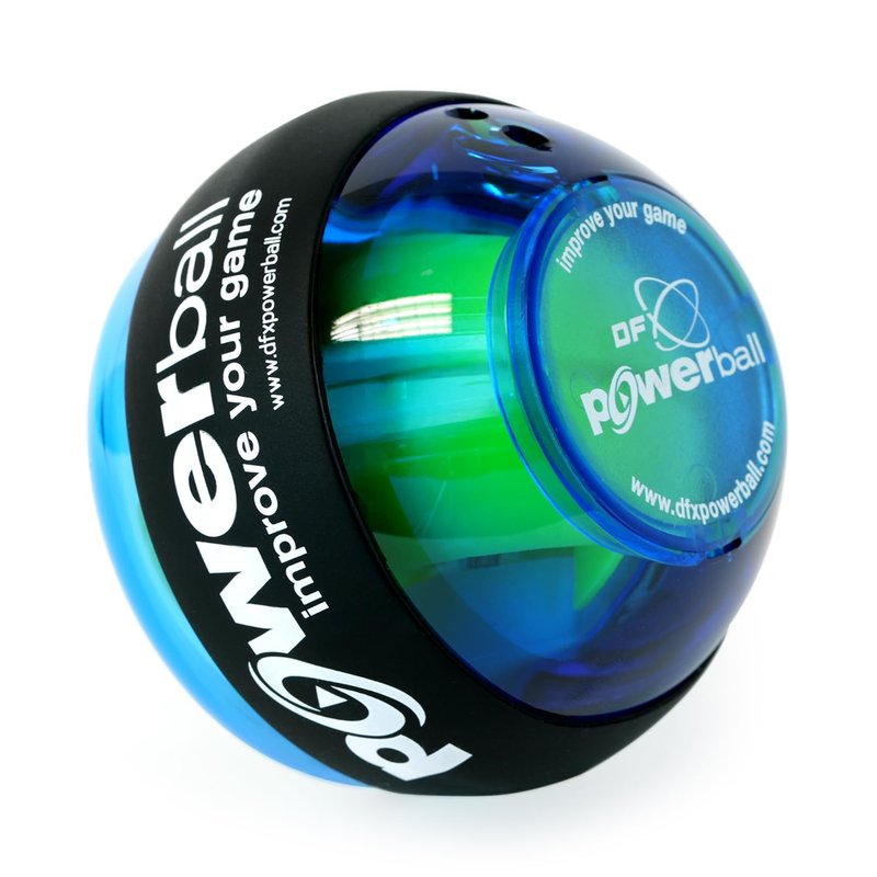 DFX Powerball Sports Pro – Beginner-Friendly Gyroscopic Hand & Wrist Trainer for Grip Strength, Forearm Exercise, and Rehabilitation, Up to 35 lbs Resistance, Includes Starter Cord