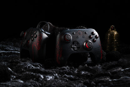 8Bitdo Ultimate 2C Hall Effect Joysticks and Hall Triggers Wireless Controller for Windows PC and Android, with Remappable L4/R4 Bumpers, Turbo function & Rumble vibration - Black Myth: Wukong