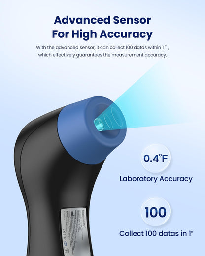 Forehead Thermometer for Adults and Kids, Digital Touchless Thermometer for Baby, Infants and Toddlers, 3 Color Fever Alarm, FSA HSA Eligible,1s Fast Accurate Reading, Non Contact