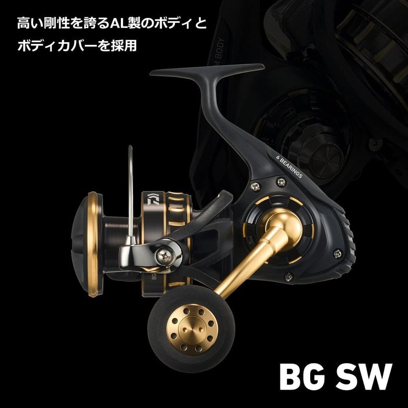 Daiwa Spinning Reel 23BG SW | High-Performance Fishing Gear for Anglers 4000-18000 Size Options
