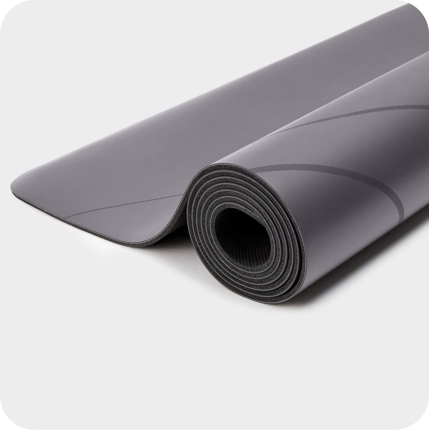 WeGym Yoga Mat, 4mm Cushioned Exercise Mat for Yoga, Pilates, Home Workouts - Anti Slip Polyurethane Suede Yoga Mat with Carrying Strap