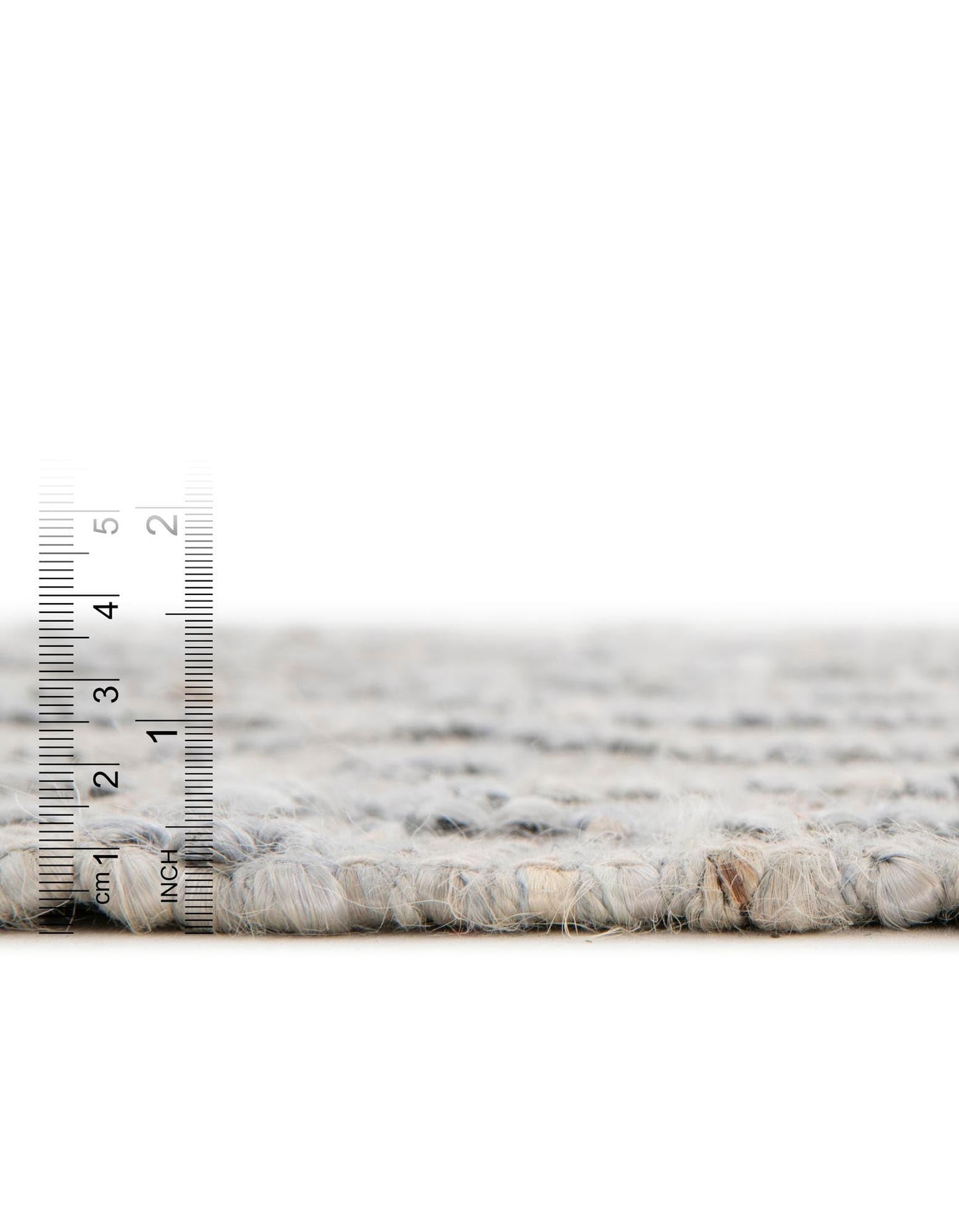 Rugs.com - Larsa Jute Rug – 6 Ft Runner Gray Hand Woven Jute Runner Eco-Friendly Texture for Hallways, Kitchens, and Entryways