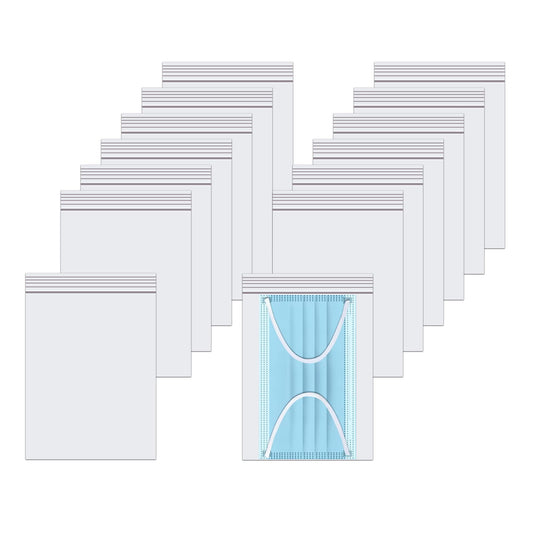 Clear Resealable Zipper Poly Bags 5" x 7" 200pcs Reclosable Clear Plastic Zip Bags Self Lock Plastic Bags 2 Mil A6 Cards Envelopes Storage Packaging Crafts Candy (12 Sizes to Choose from)