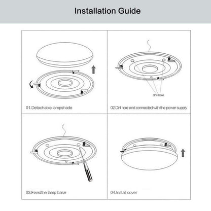 RAWNICE Bathroom Lights Ceiling,24W,4000K Natural White 29CM,Round Indoor Flush Mount Ceiling Lamp for Bedroom Bathroom Kitchen Hallway Office Stairwell