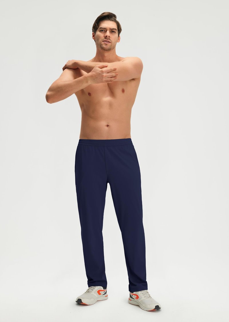 M MAELREG Men's Workout Pants with Pockets Lightweight Stretch Joggers for Running Soccer Gym Mens Joggers Navy