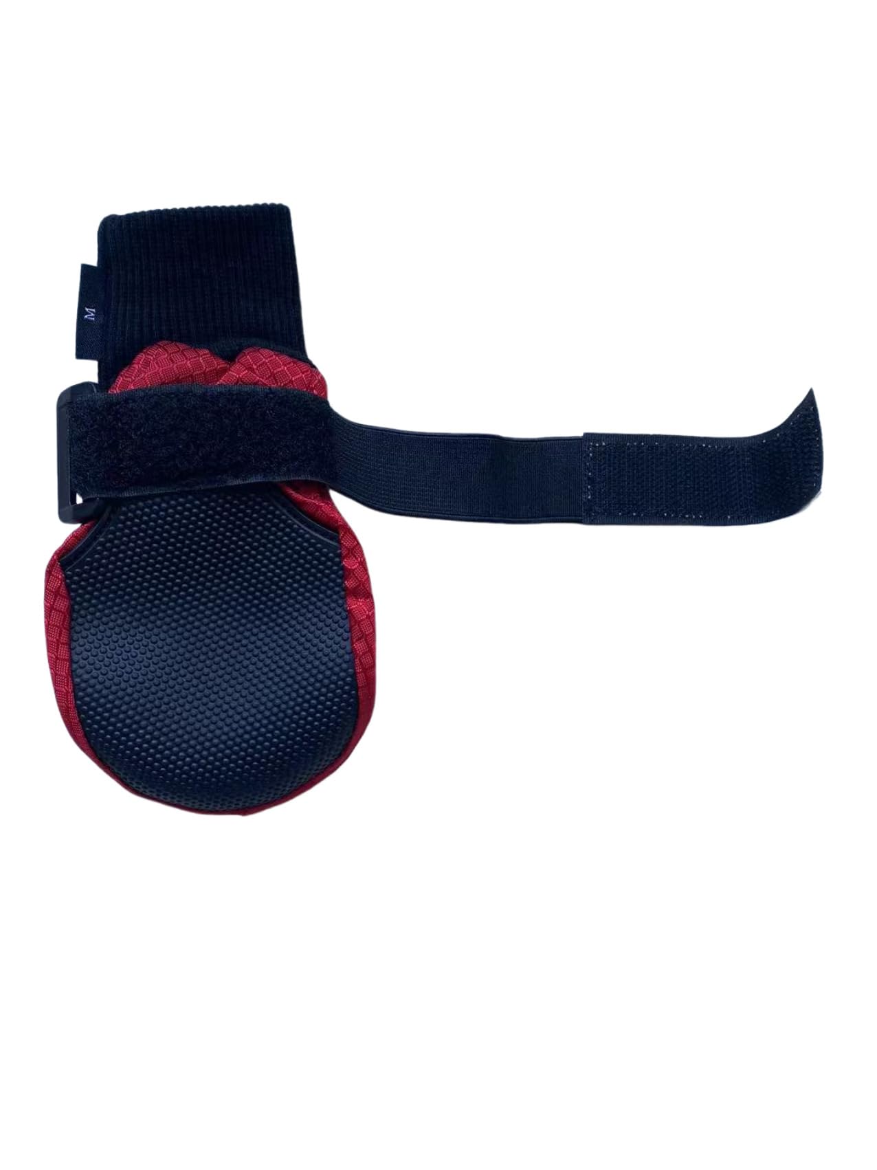 Vibrant Fellow Paw Protector Dog Boots Soft Protective and Skid-proof Set of 4 Size M Colour Red