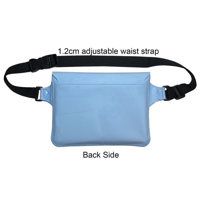 DRLOKPAK Waterproof Waist Bag Pouch Fanny Pack Bum Bag with Secret Holder Keeps Your Phone Kindle Wallet Watch & Valuables Dry - Perfect for Surf Canoe Swim Snorkel Dive Beach Pool(Lime Green)