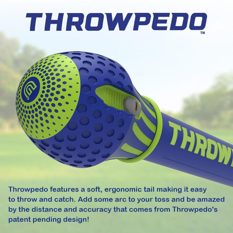 GETMOVIN SPORTS THROWPEDO - Fun Family Game for All Ages, Ultimate Long-Distance Underhand Throw and Catch Toy, Safe for Kids and Adults, Perfect for Parks, Beaches, and Yards