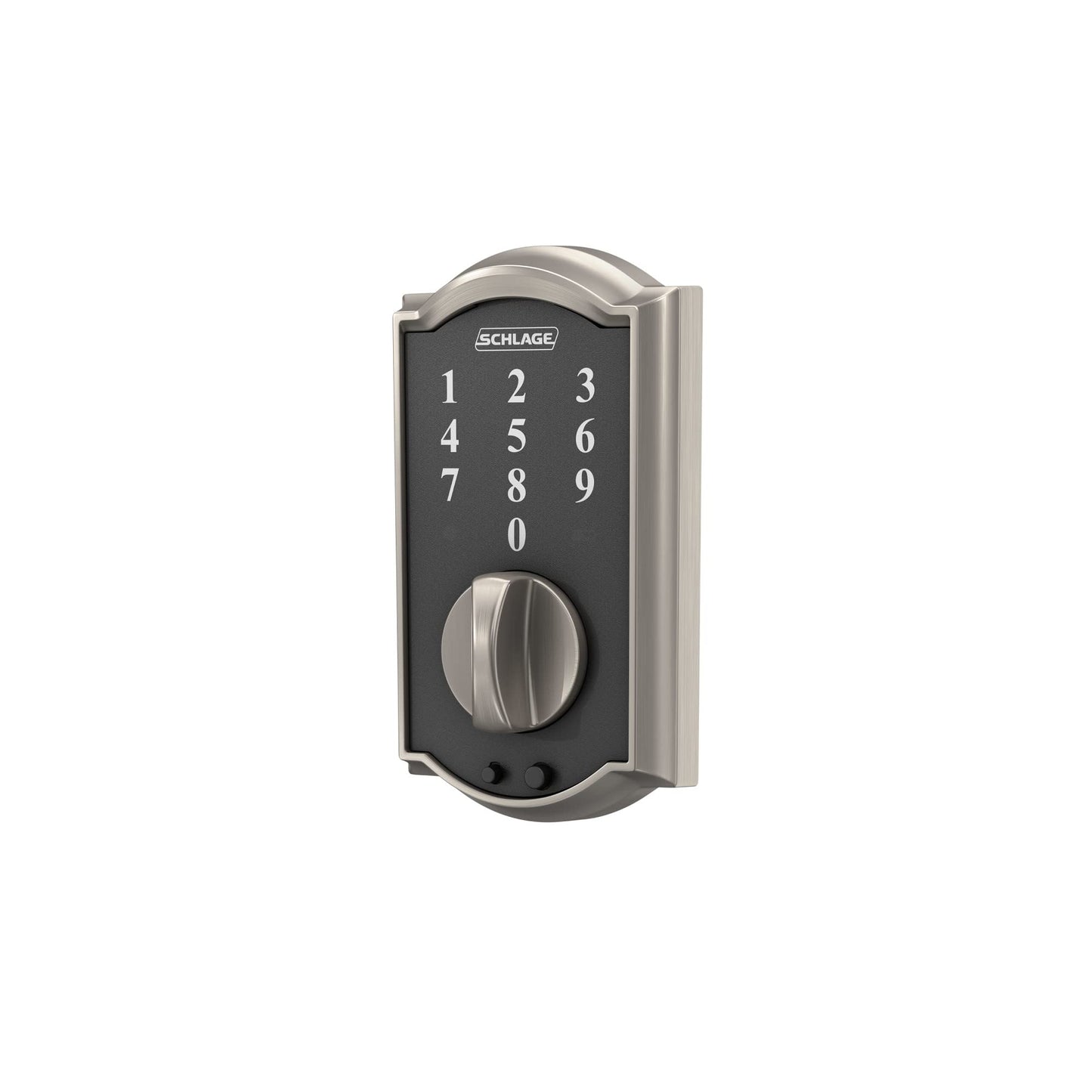 SCHLAGE BE375 CEN 622 Touch Keyless Touchscreen Electronic Deadbolt Lock, Matte Black