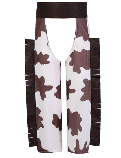 Cowboy Costume for Boys 5pcs Set Kids Dress Up Birthday Halloween Party Cosplay 6-7 Years