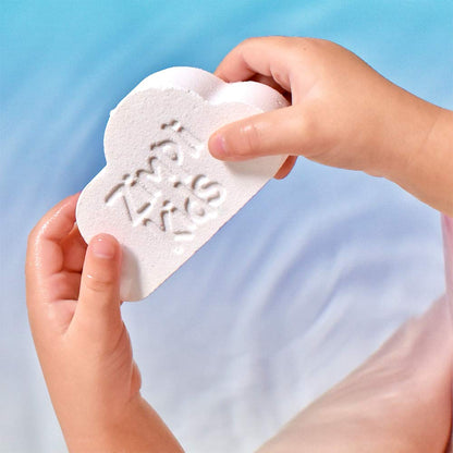 3 x Cloud Rainbow Bath Bomb from Zimpli Kids, Children's Large Bubble Bath Bomb, Vivid Rainbow Colours, Kid Gift Set