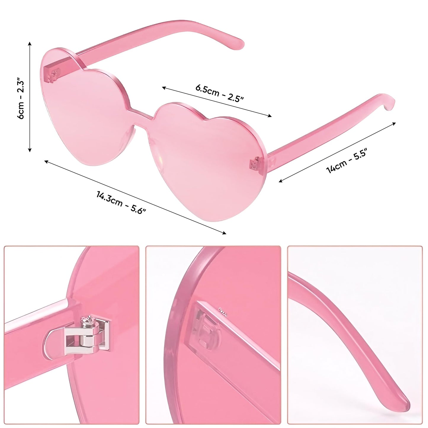 Funcredible Pink Cowboy Hat and Glasses - Preppy Cowgirl Hat with Star - Sparkly Cowboy Hats - Cowgirl Outfit Accessories for Women and Girls