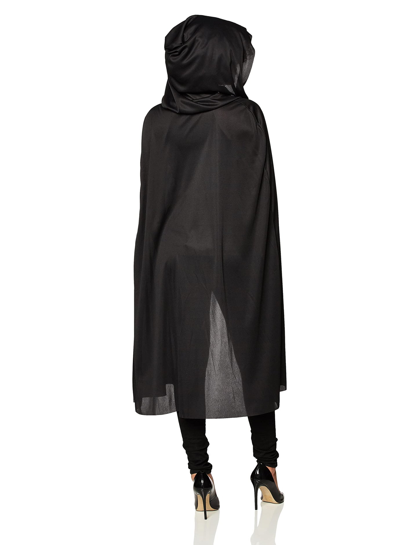 Rubie's Mens Hooded Cape 3/4 Length Costume, Black, One Size Party Supplies, Black, One Size US